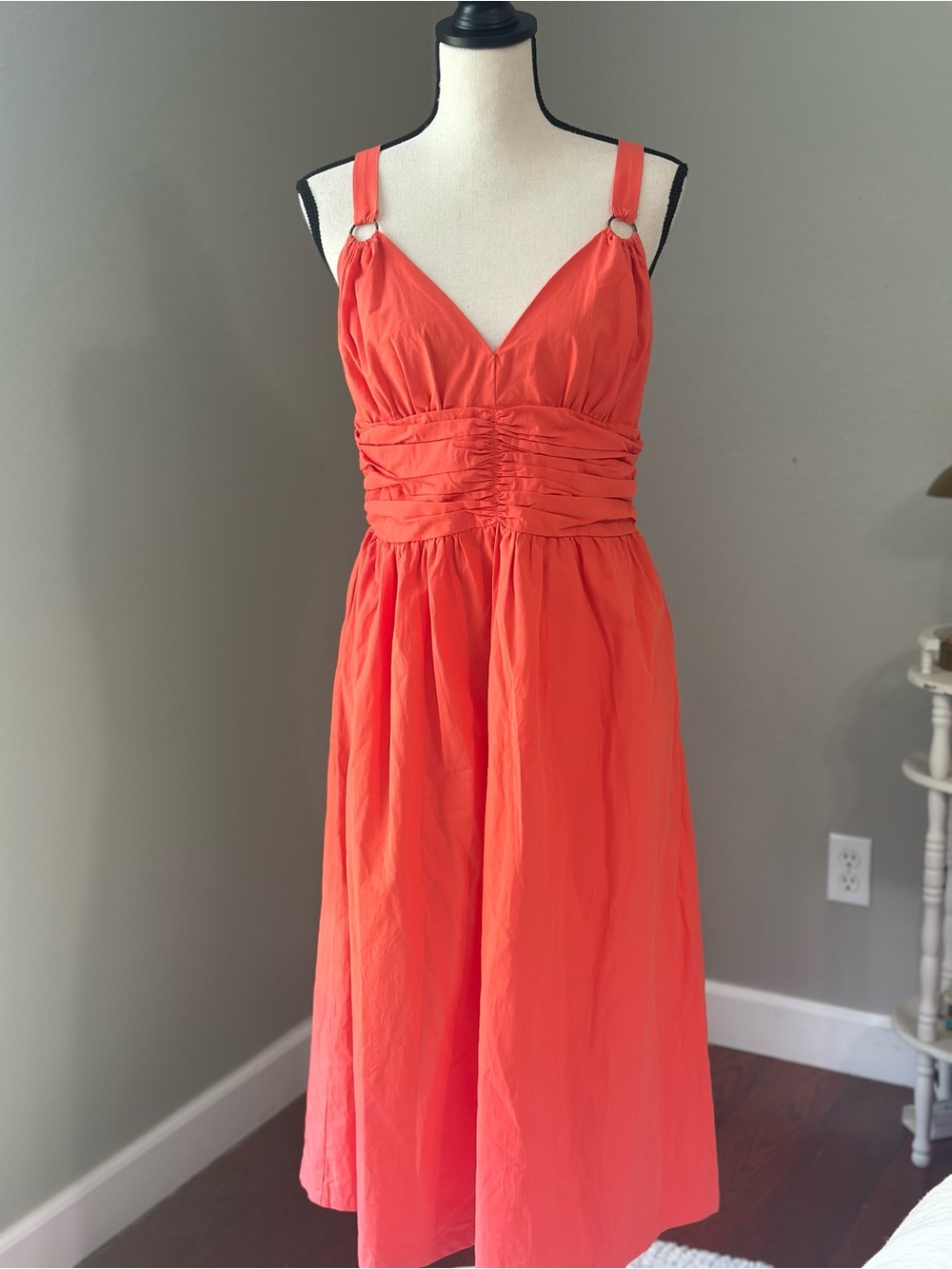 Crescent Bright Coral Orange Indie Sleaze